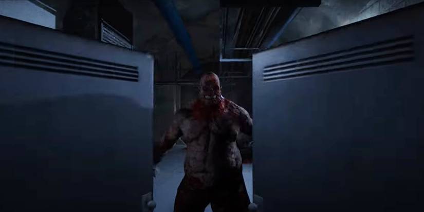 Chris Walker opening a door in Outlast
