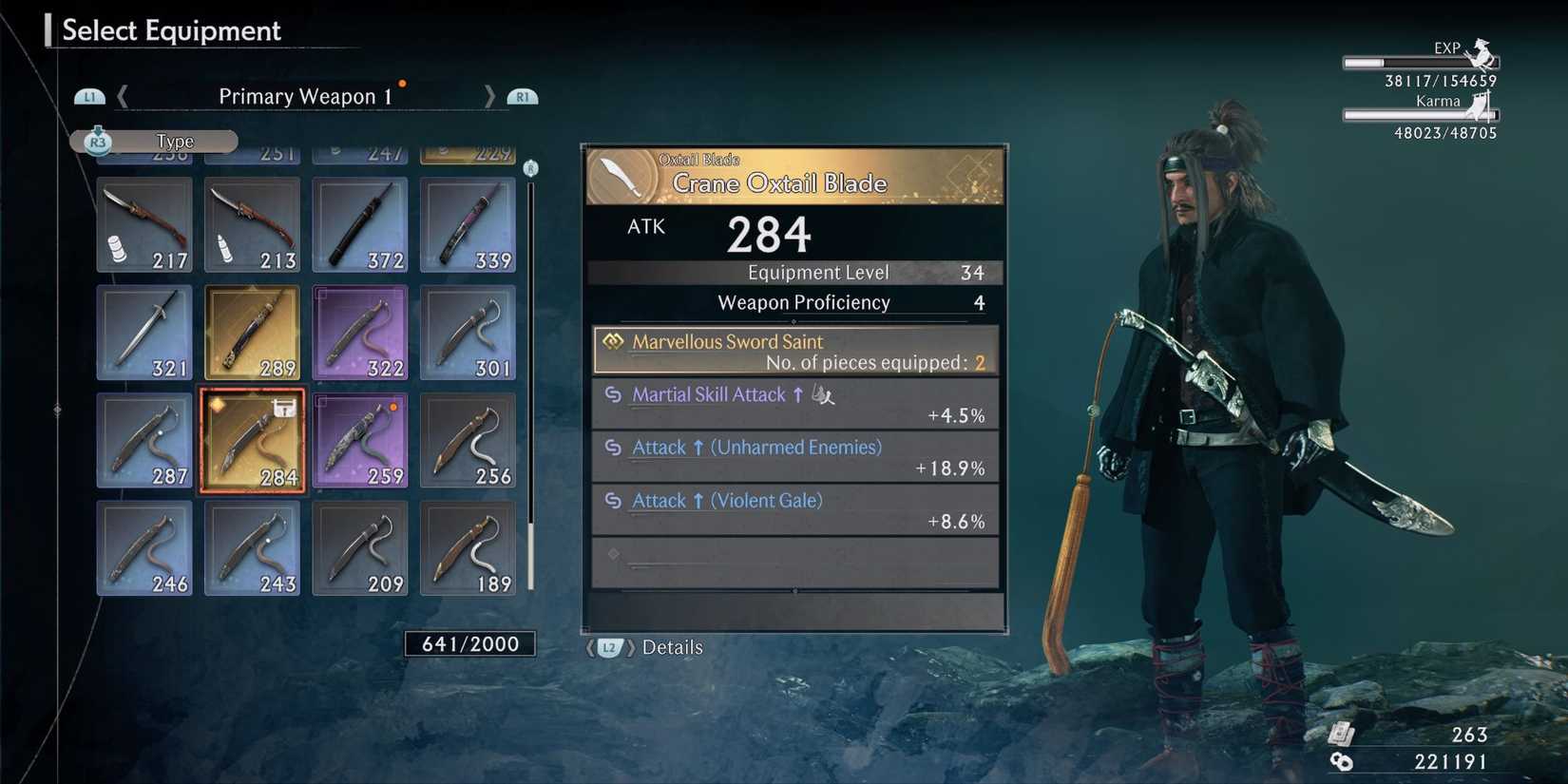 Every Rise of the Ronin Weapon Type - Oxtail Blade