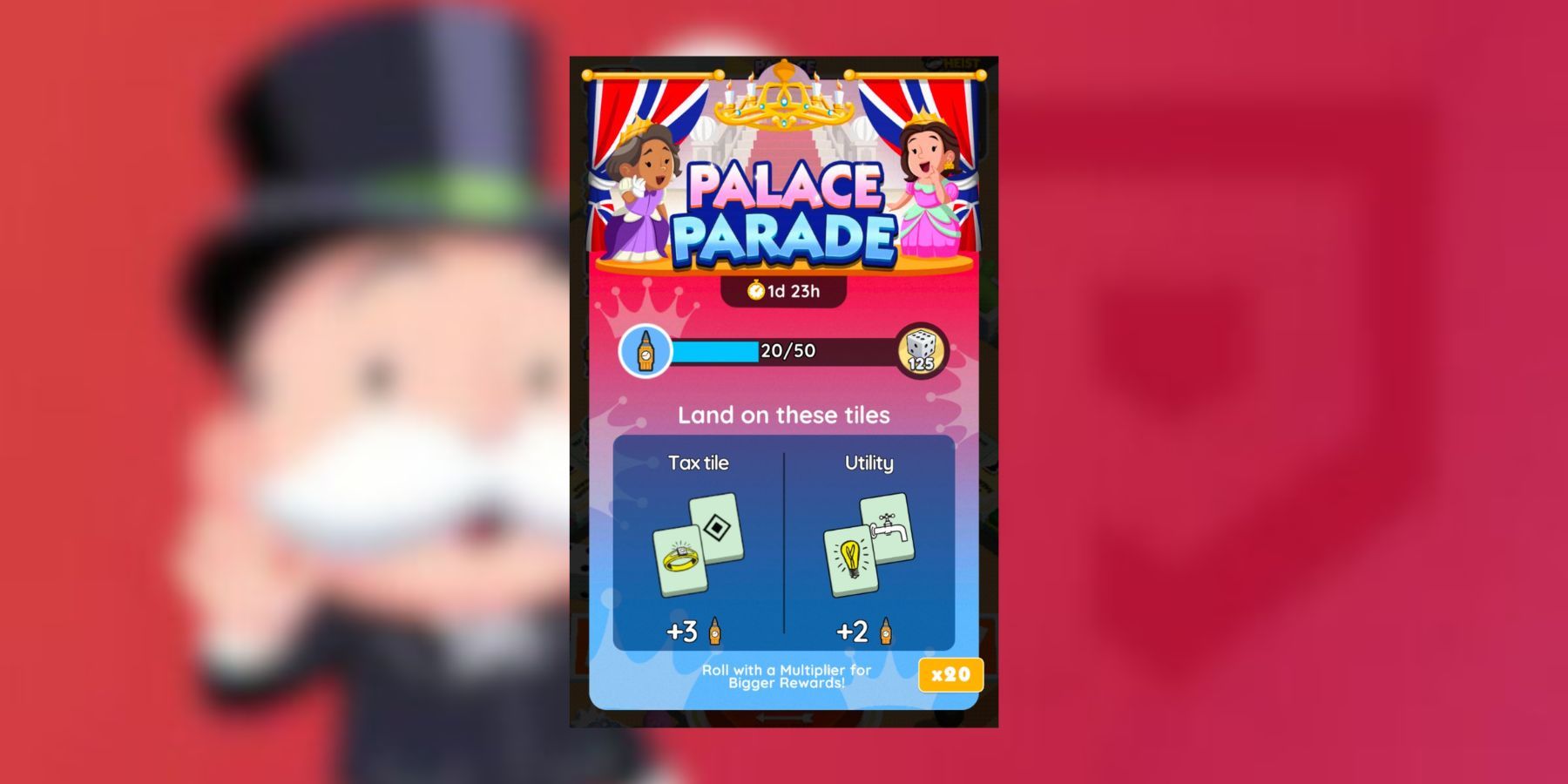 Monopoly GO: награды и этапы дворцового парада