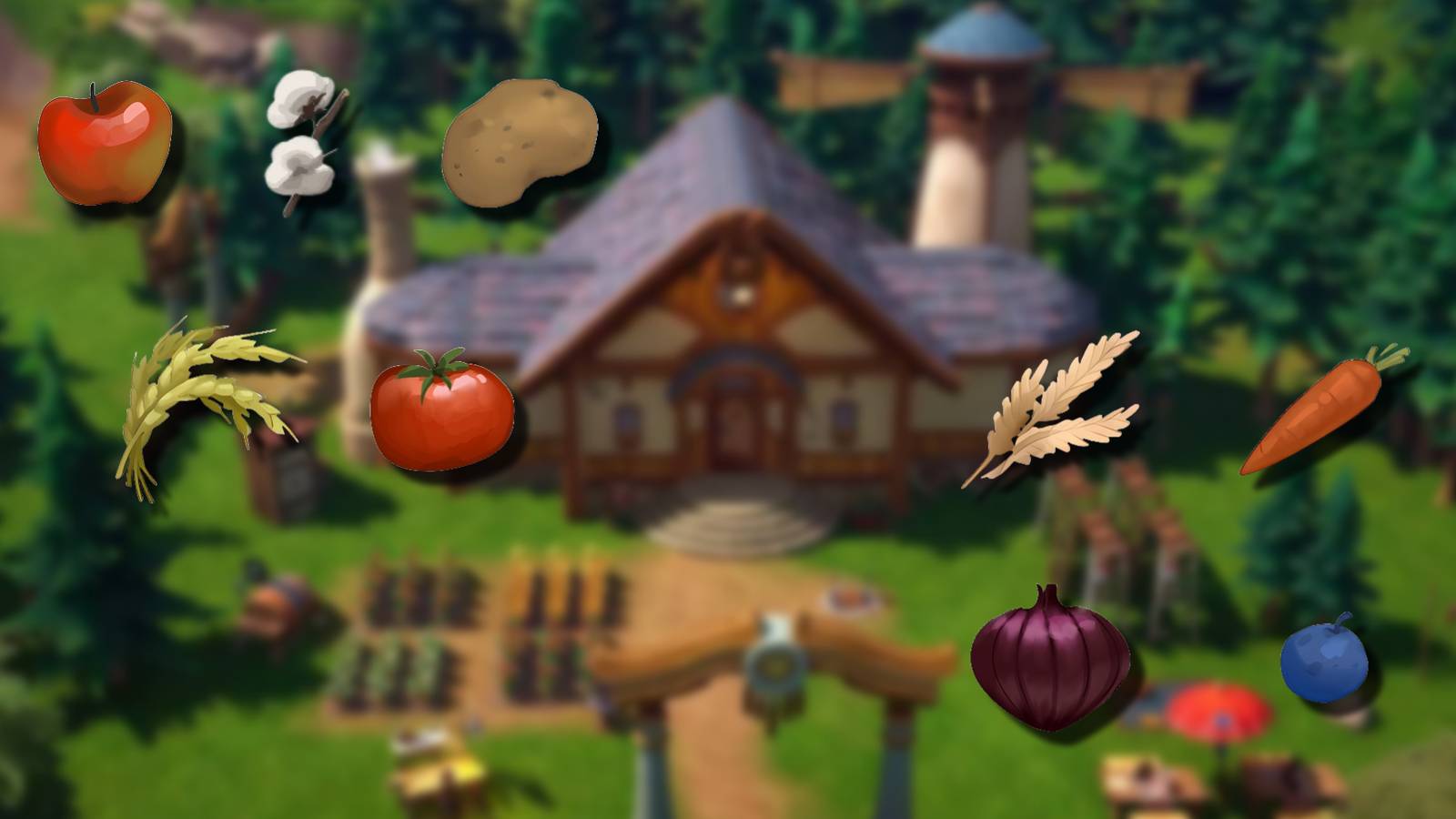 A house setup with crop icons for the best layouts