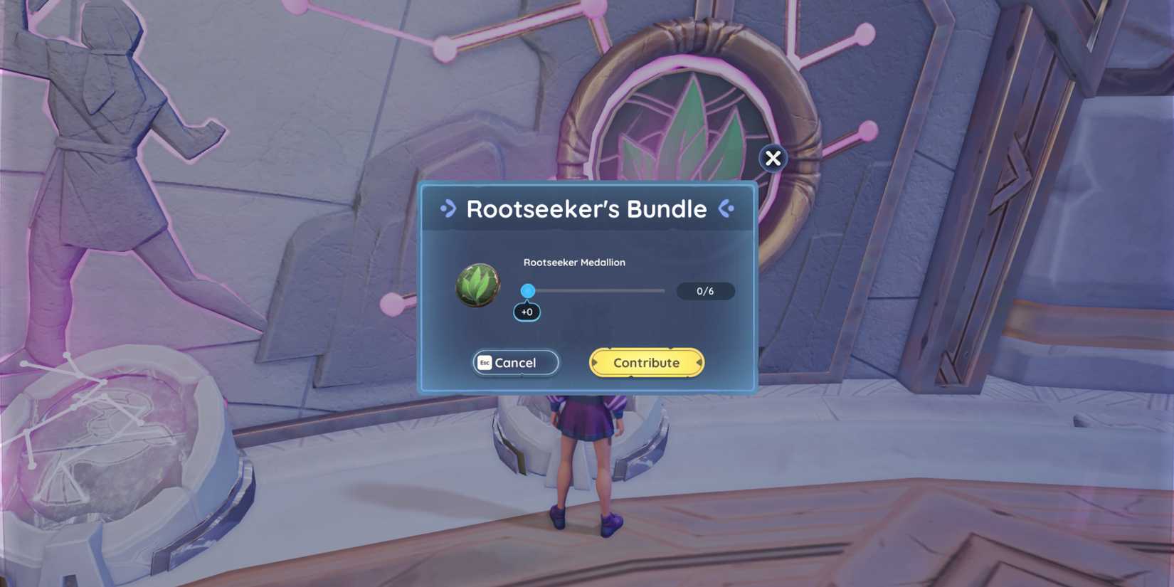The Rootseeker Medallions needed to complete the Rootseeker's Bundle for the Vault of the Roots