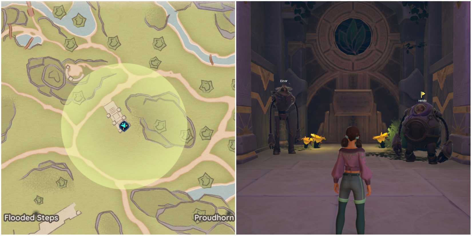 The location where players can initiate the Secret Depths quest