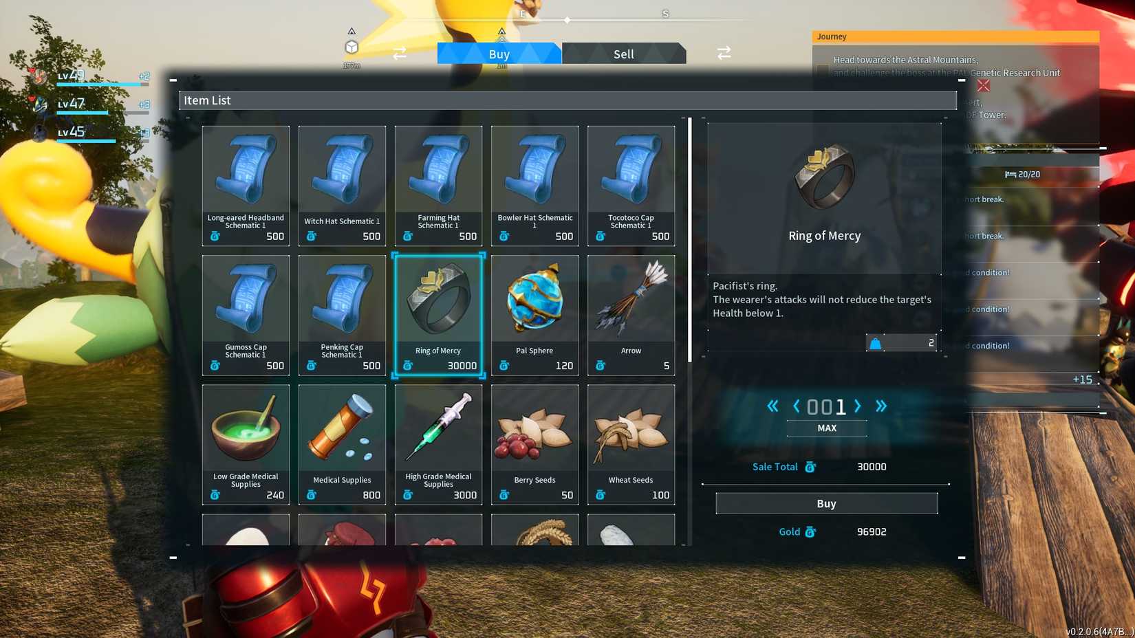 Palworld - Buy Ring of Mercy