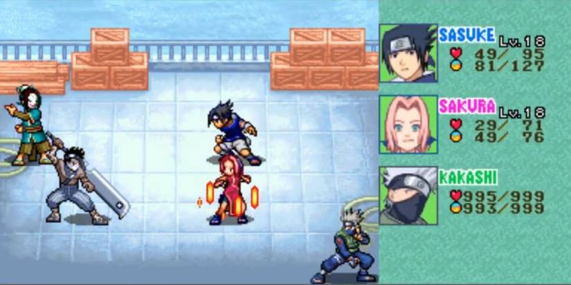 Team 7 Versus Zabuza and Haku 