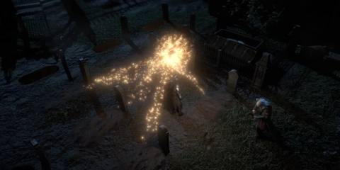 A still from the Path of Exile Necropolis trailer