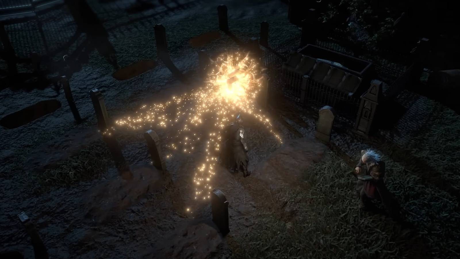 A still from the Path of Exile Necropolis trailer
