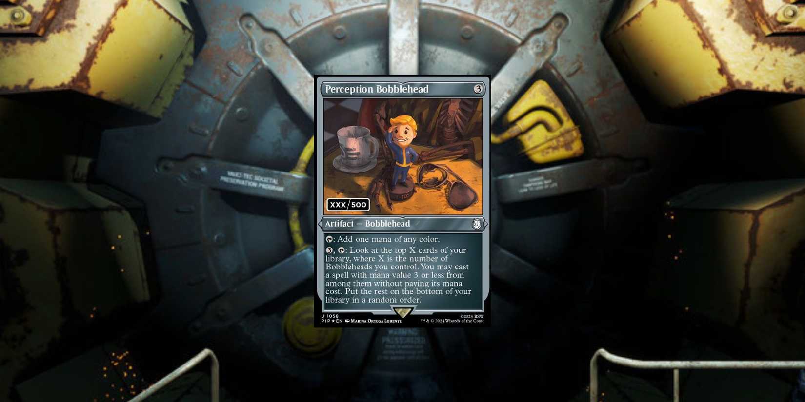 Perception Bobblehead Fallout MTG