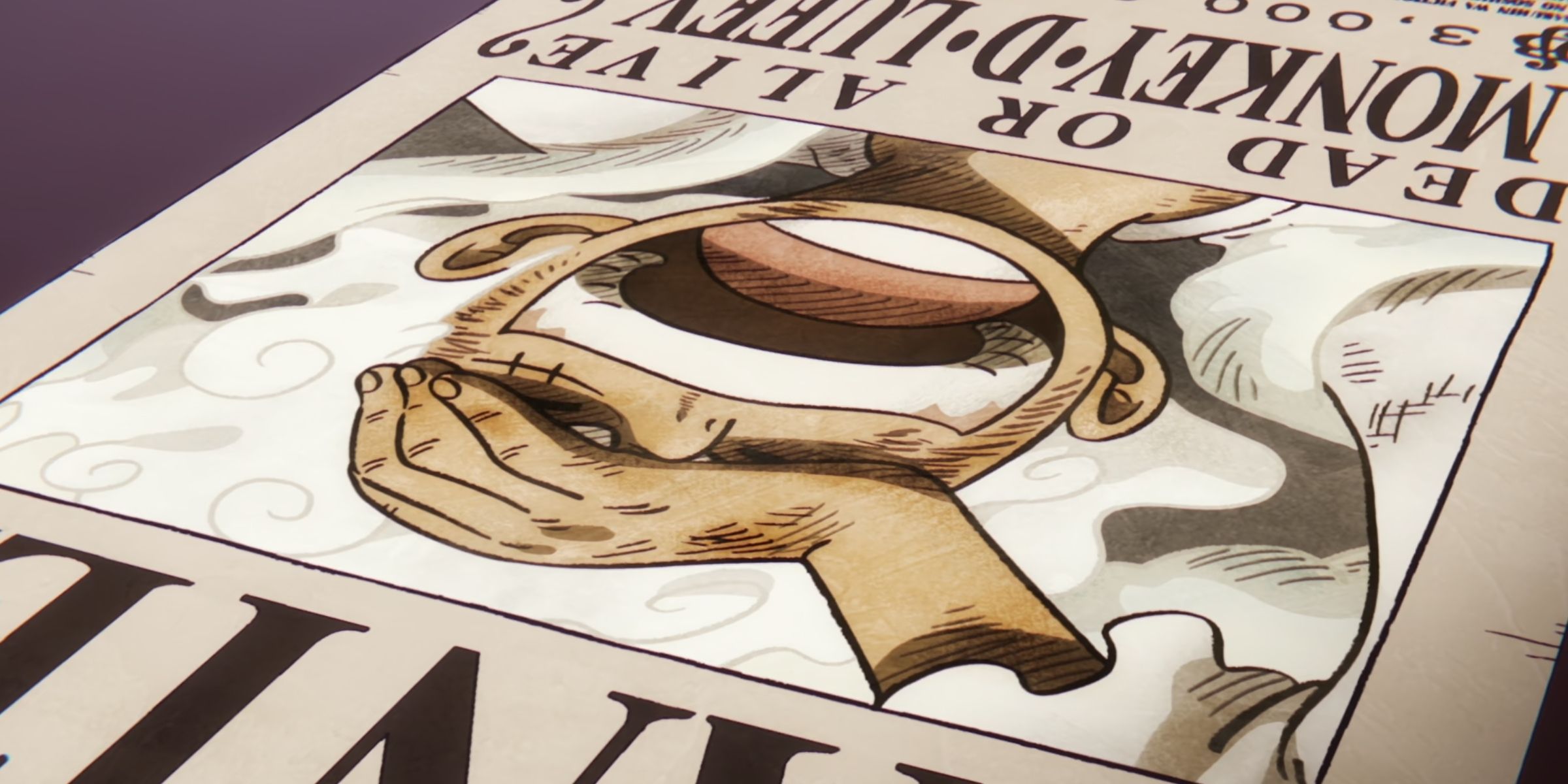 Luffy's bounty poster