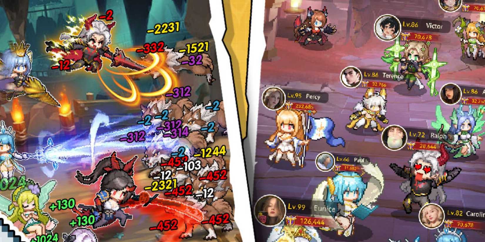 Pixel Overlord characters