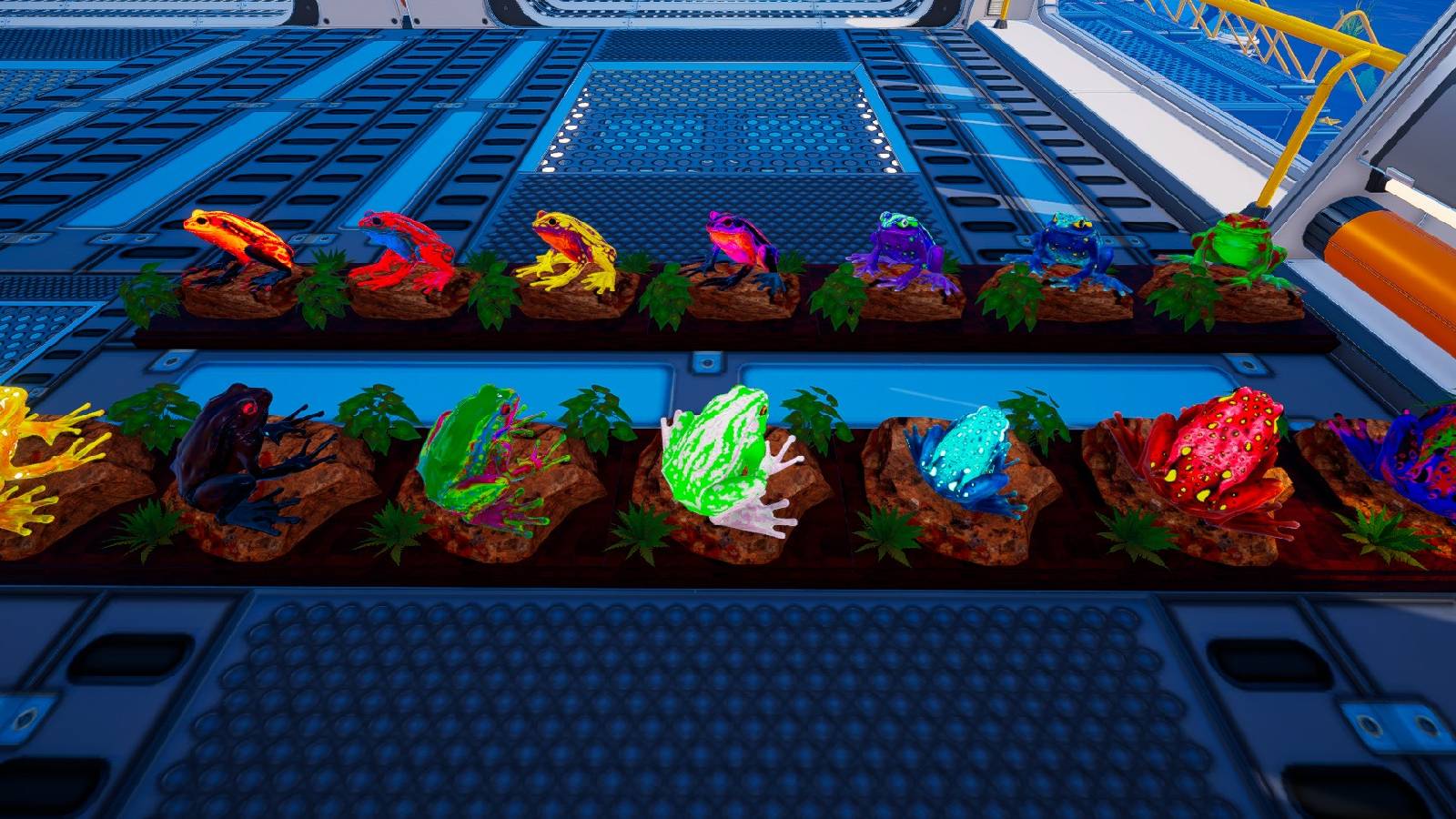 Planet Crafter Frogs