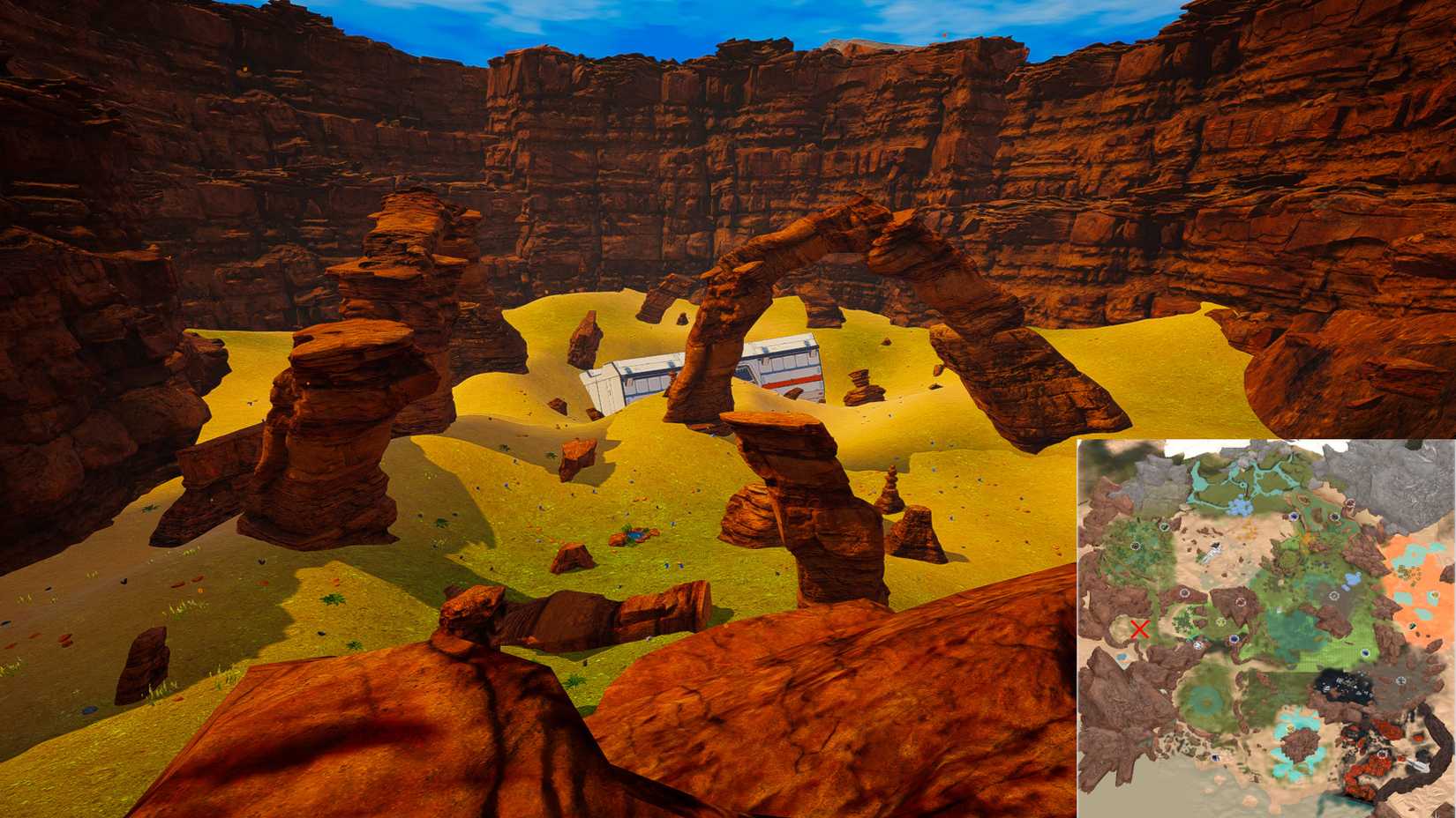 Planet Crafter Map Arches