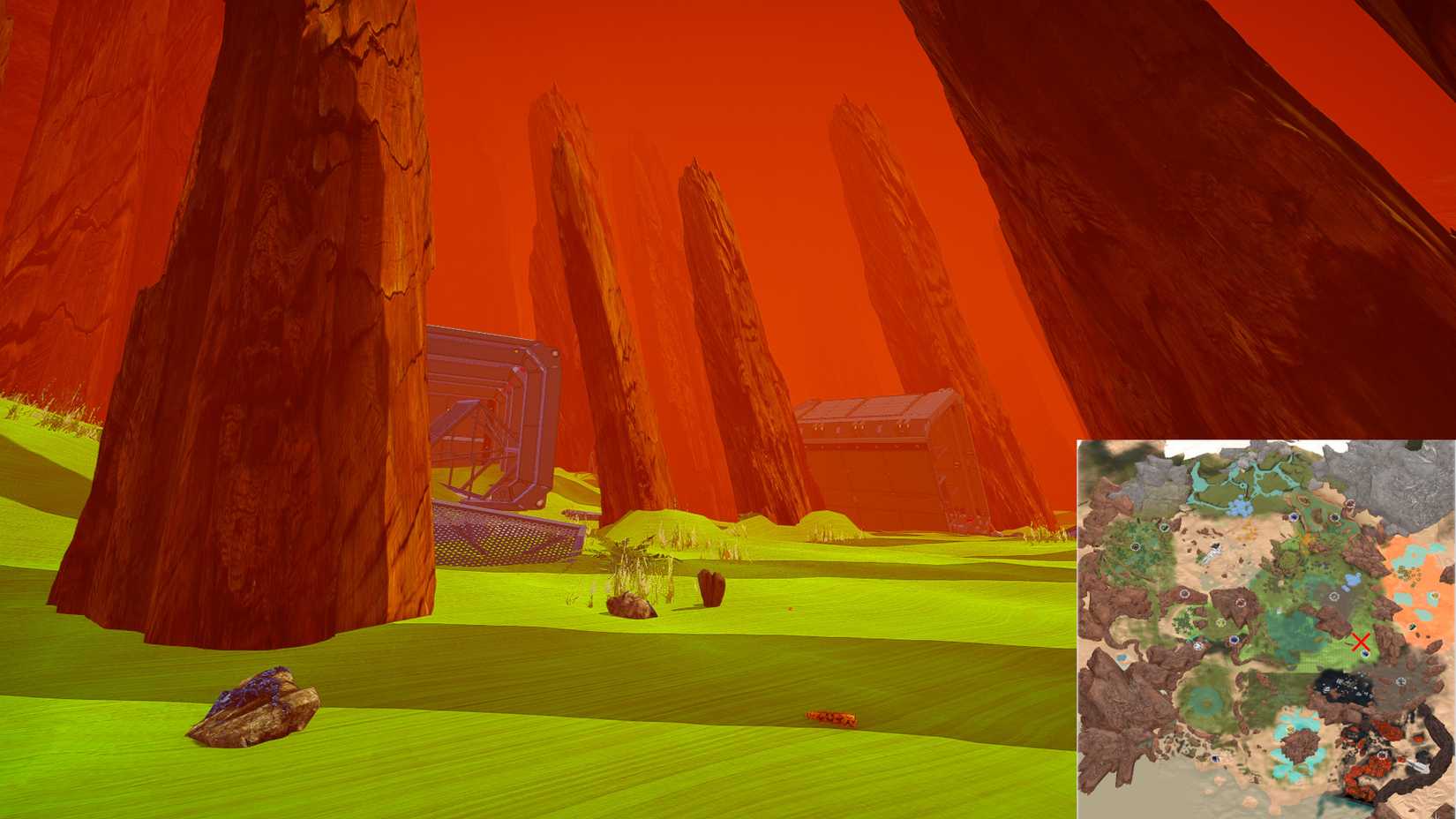 Planet Crafter Map Cracked Spires