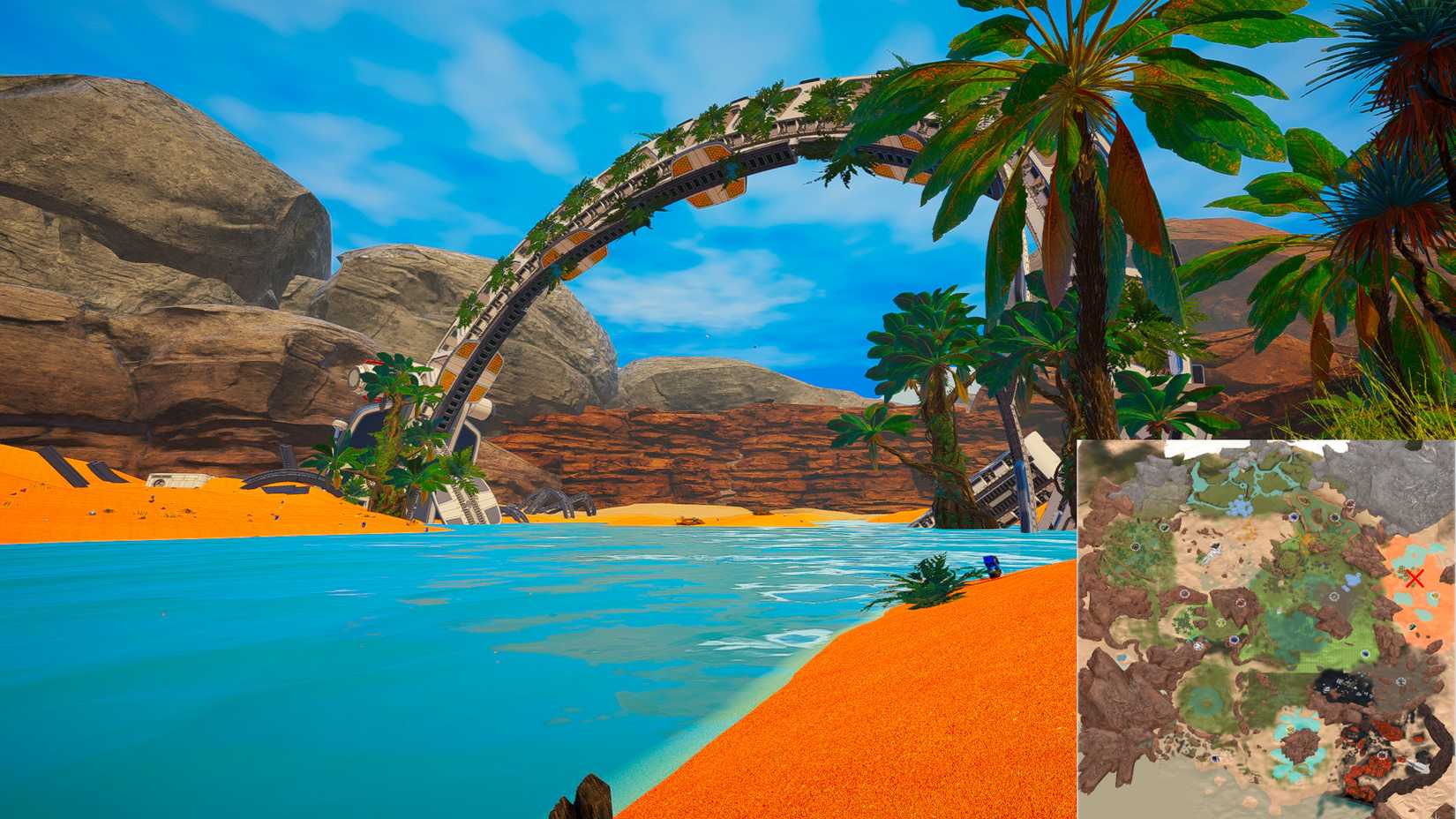 Planet Crafter Map Gate Desert