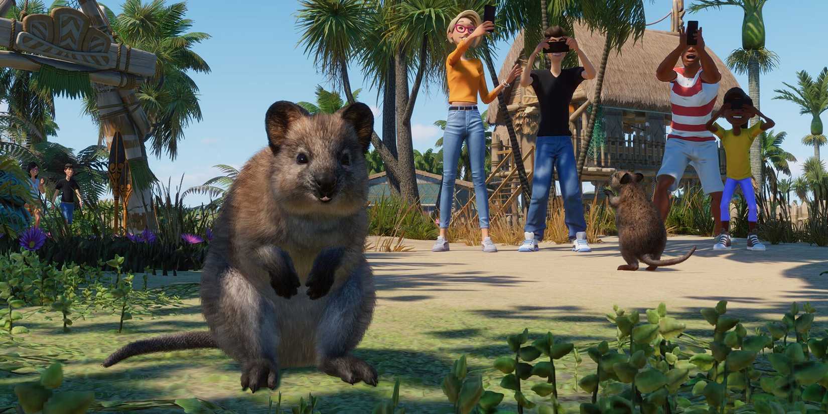 Quokka from the Oceania Pack in Planet Zoo