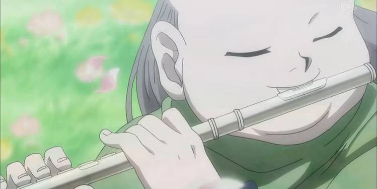 Melody playing the flute