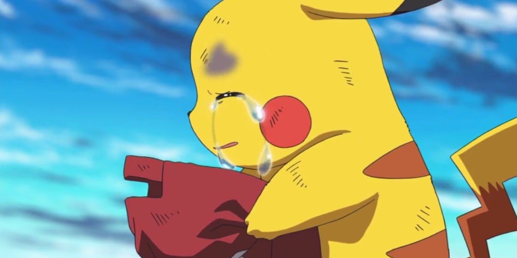 pokemon anime pikachu crying