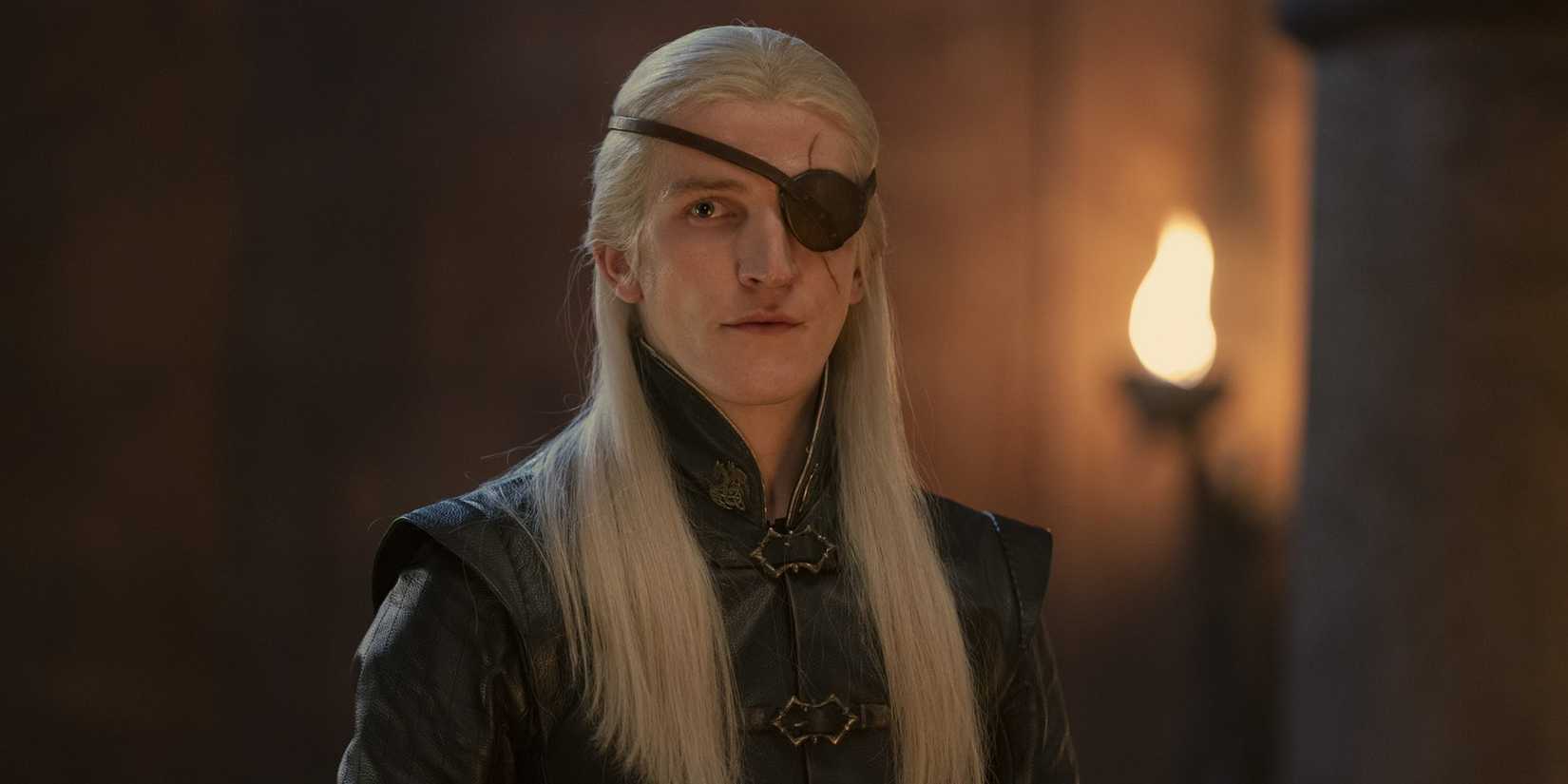 Prince Aemond Targaryen in House of the Dragon.