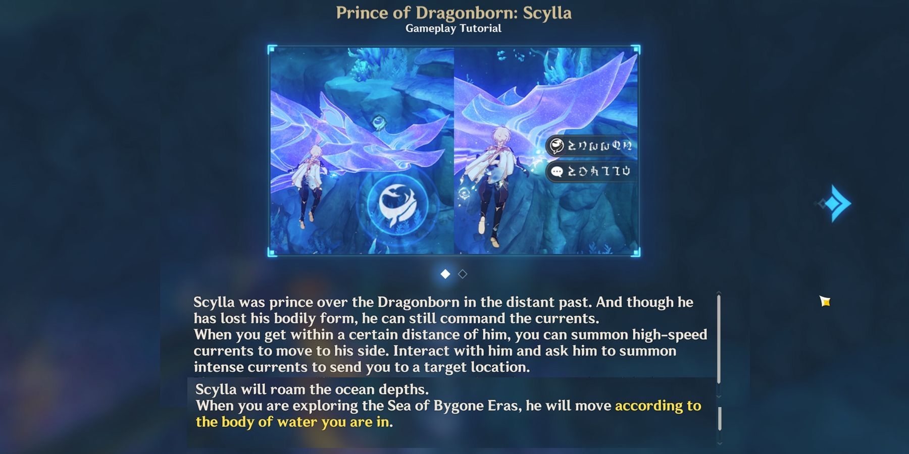 prince of dragonborn scylla tutorial guide in genshin impact