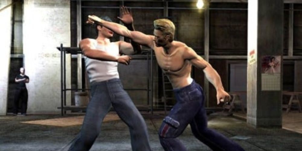Promotional screenshot of an ongoing battle in the Fight Club game