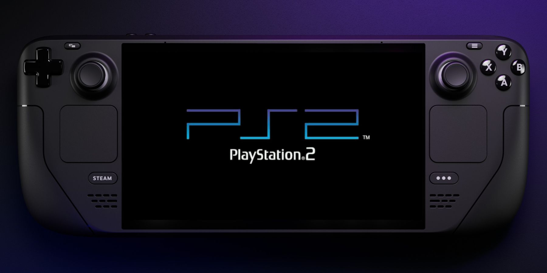 PS2 logo on Steam Deck