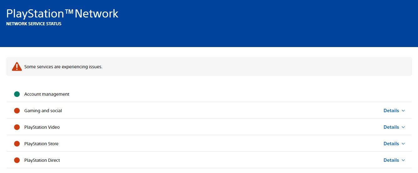 psn services down