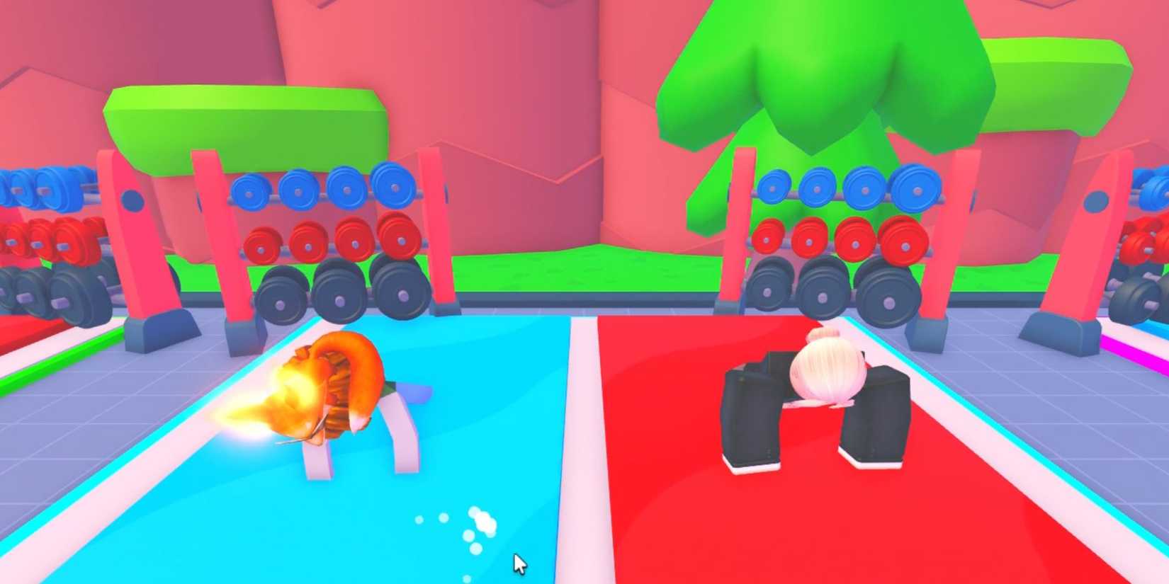 Push Up Battles: characters