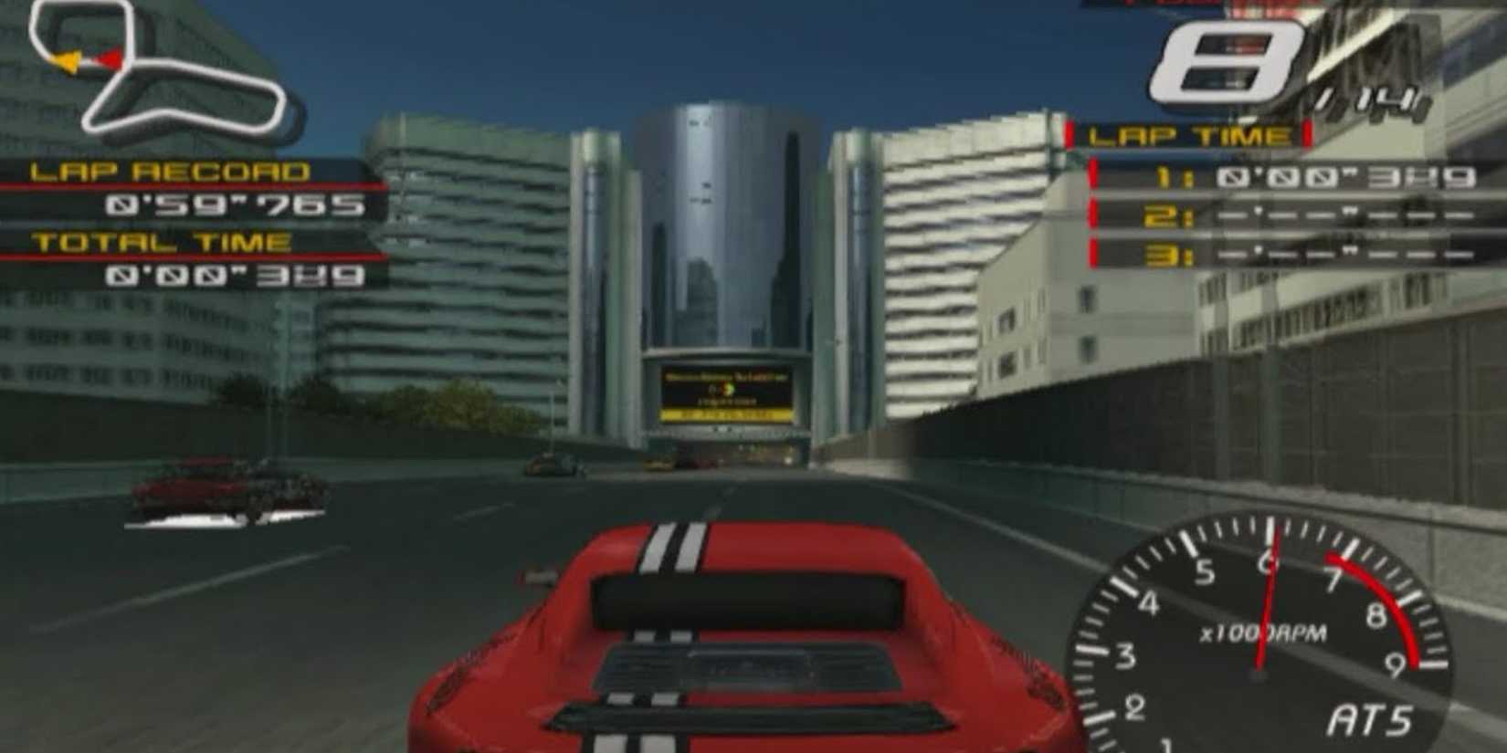 Racing in Ridge Racer 5