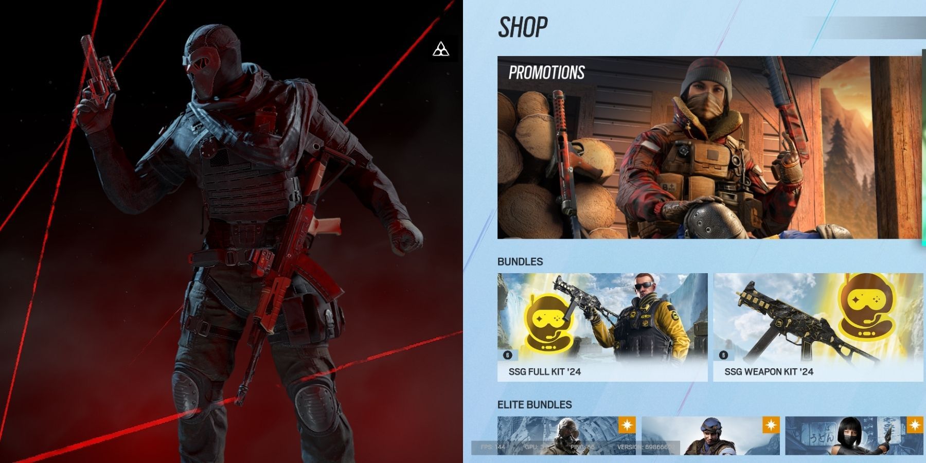 rainbow six siege deimos and in-game shop