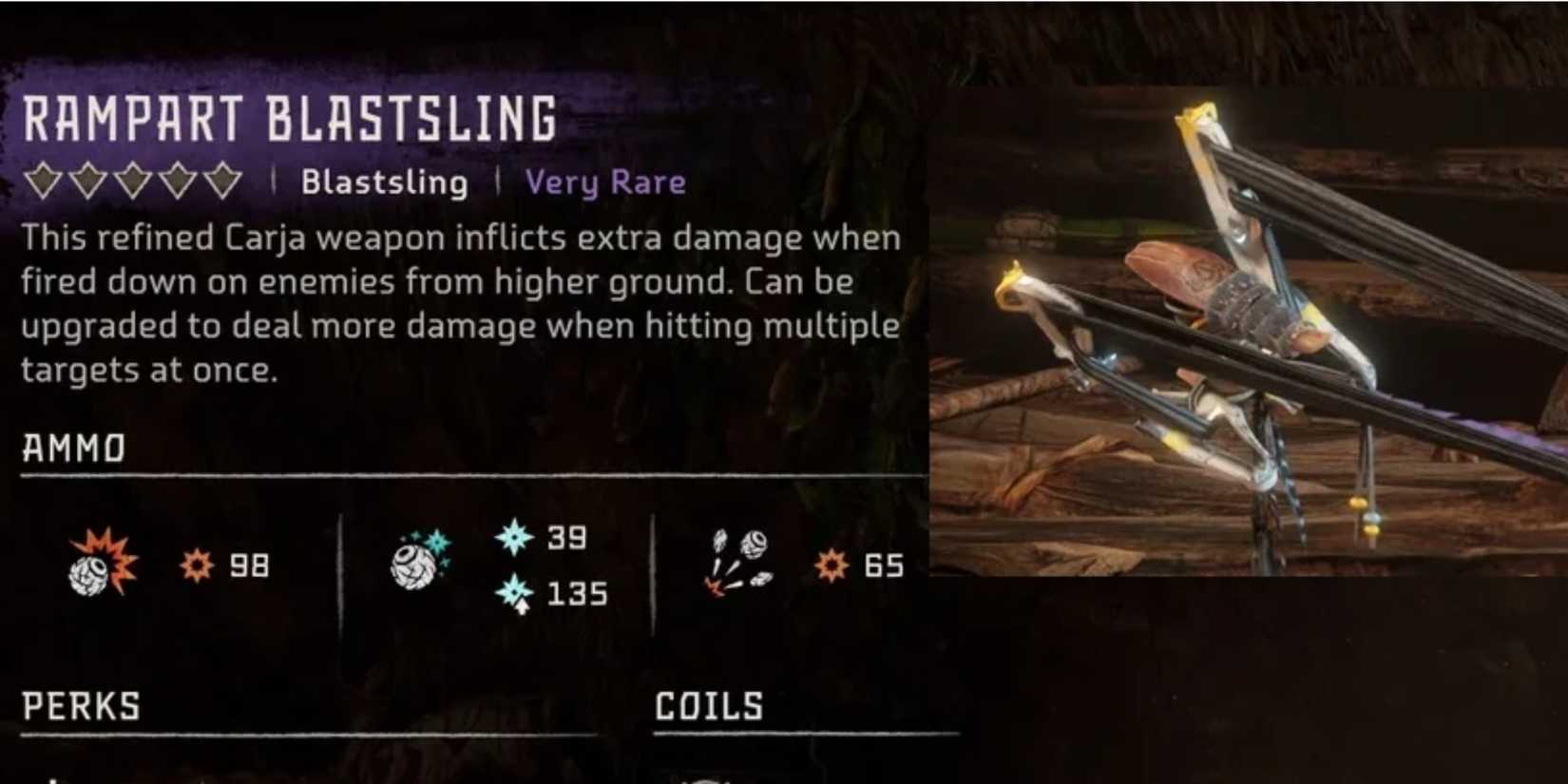 Rampart Blastsling Horizon Forbidden West