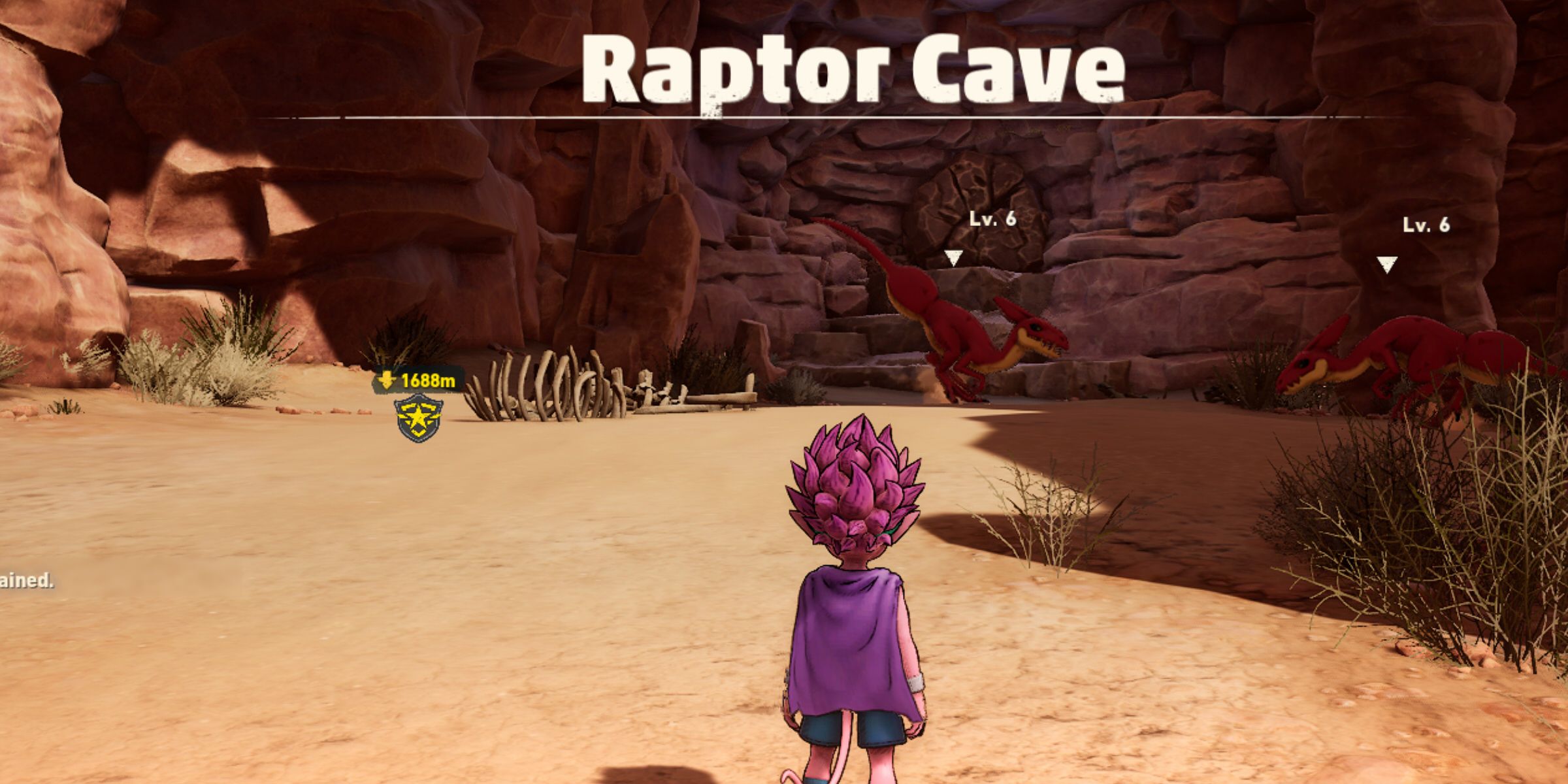 raptor cave in sand land