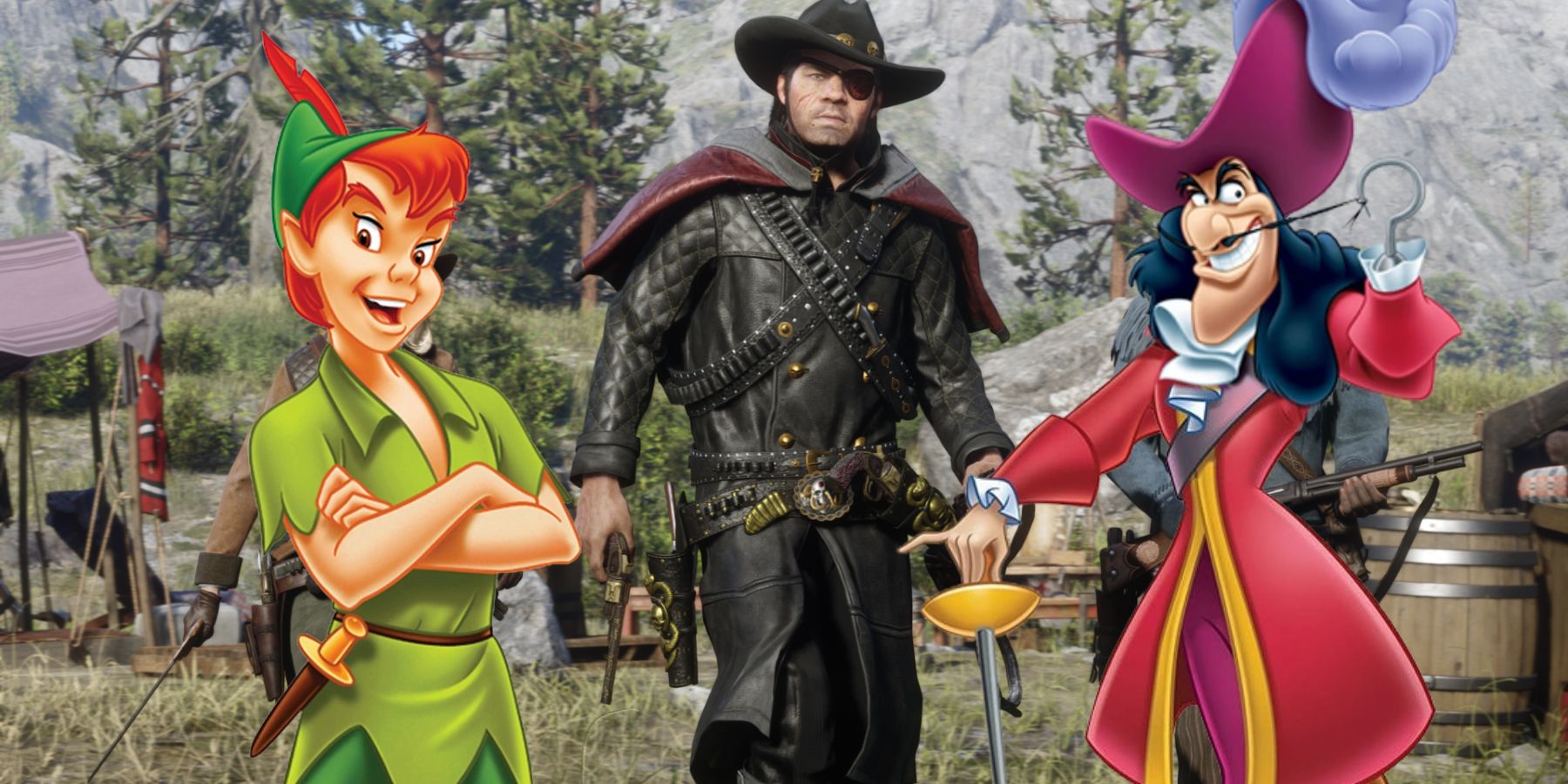 Red Dead Online Players Recreate Peter Pan and Captain Hook in the Game