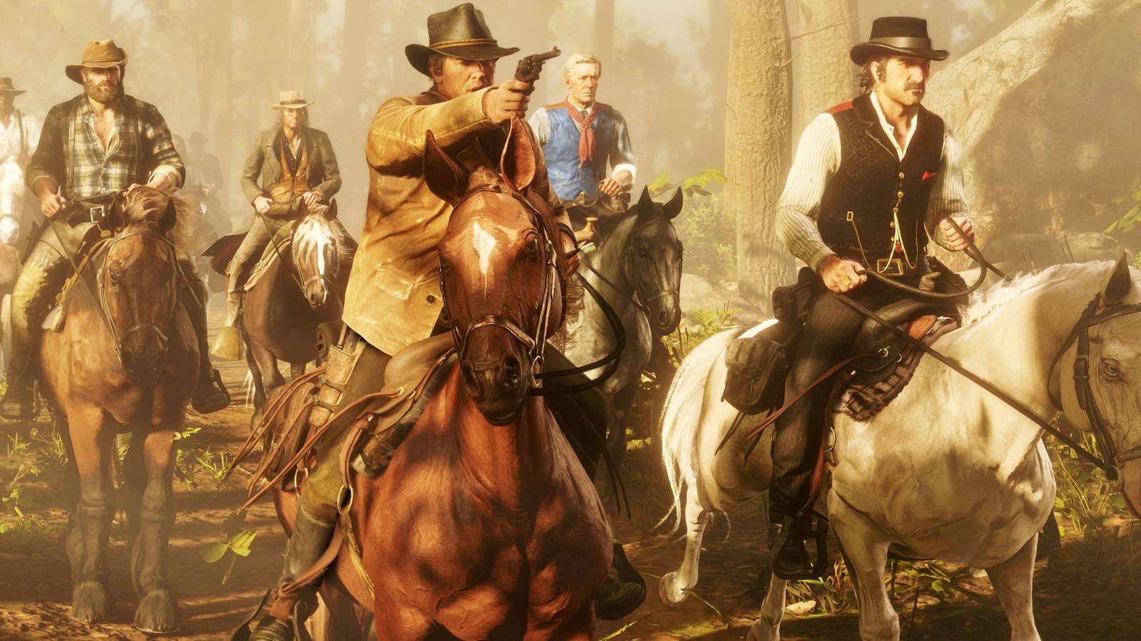red dead redemption 2 gang horses