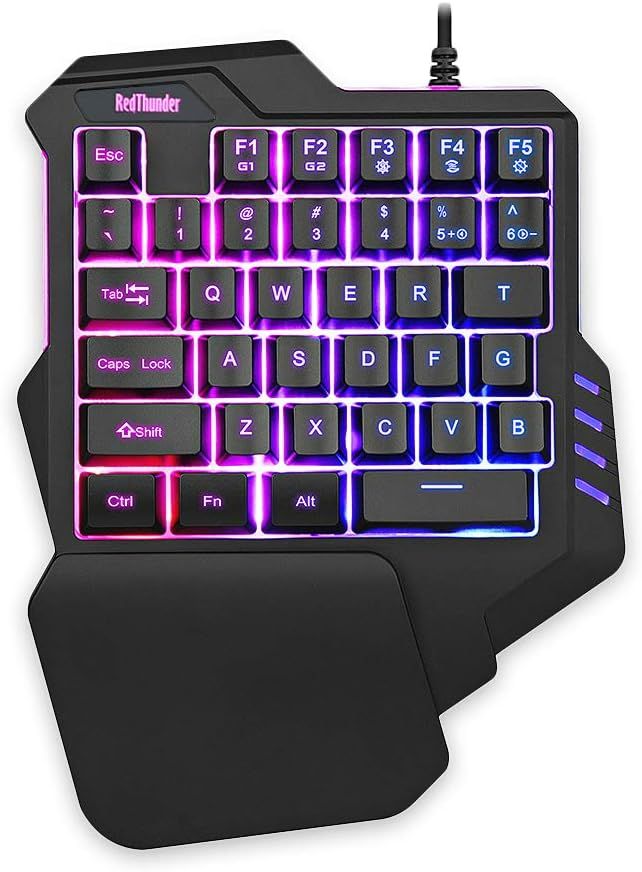 RedThunder One Handed Gaming Keyboard