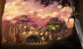 reincarnated as a sword episode 1 shishou finds goblin lair