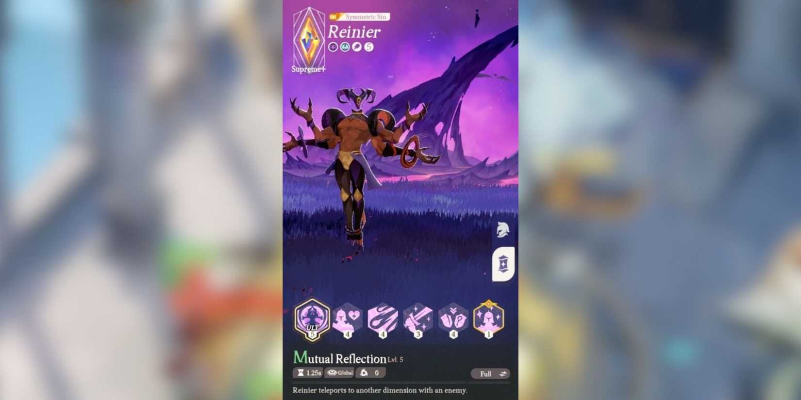 reinier skills in afk journey.