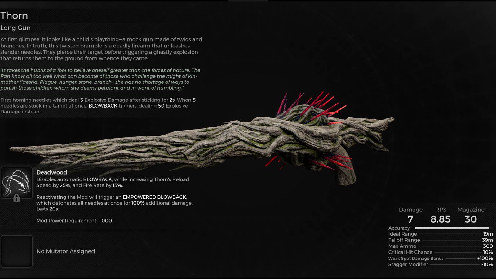 remnant 2 thorn location