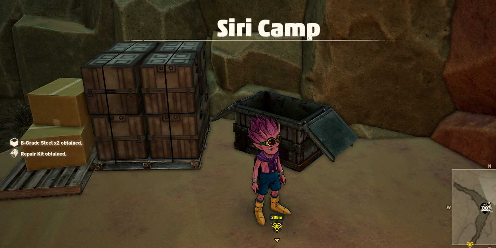 repair kit in sand land