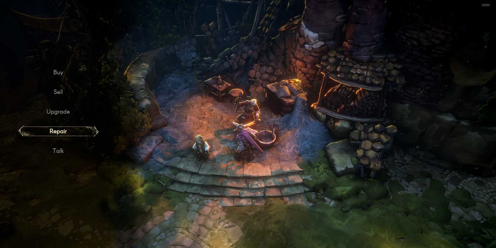 repair option in no rest for the wicked