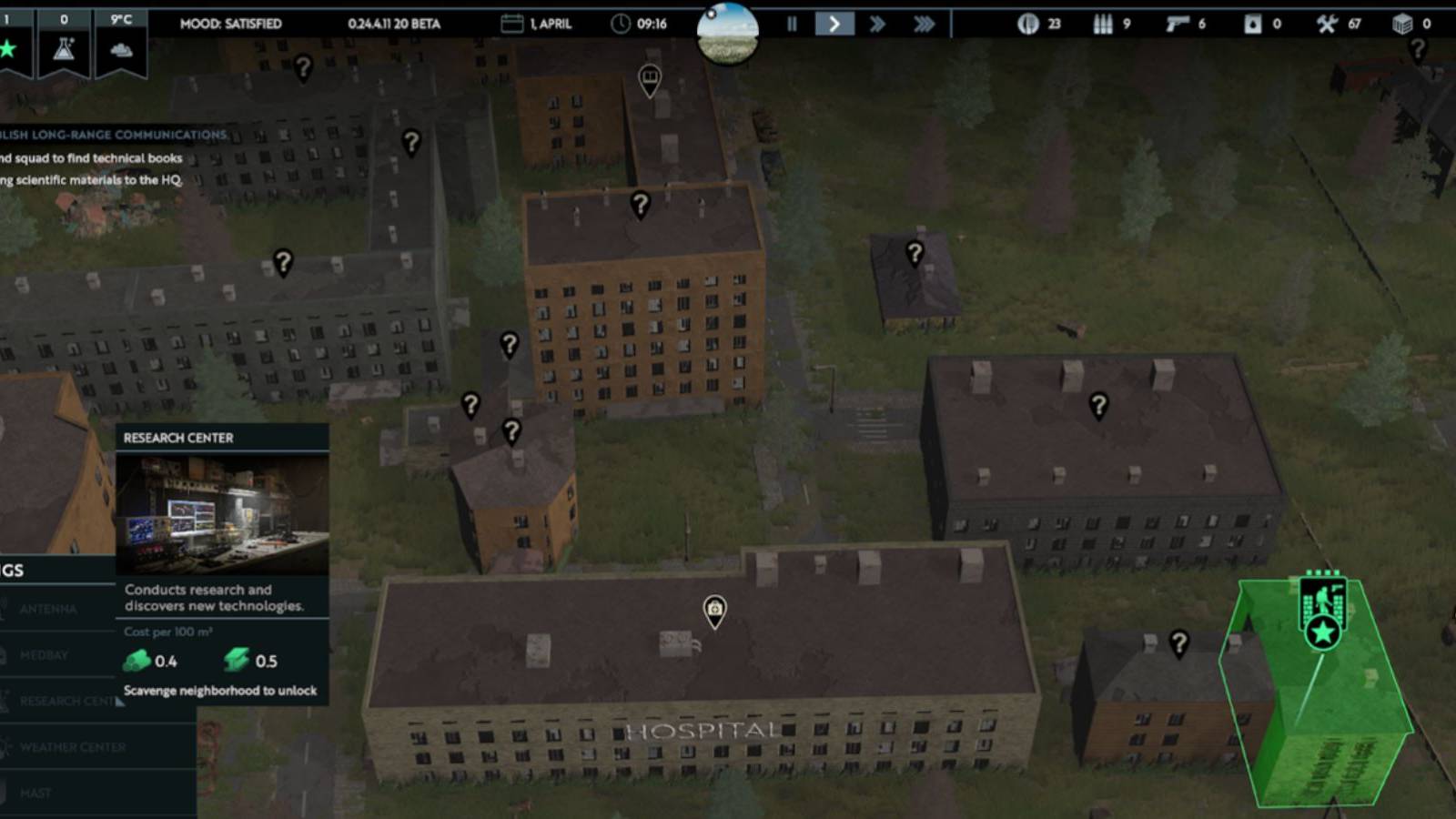 Research Center in Infection Free Zone