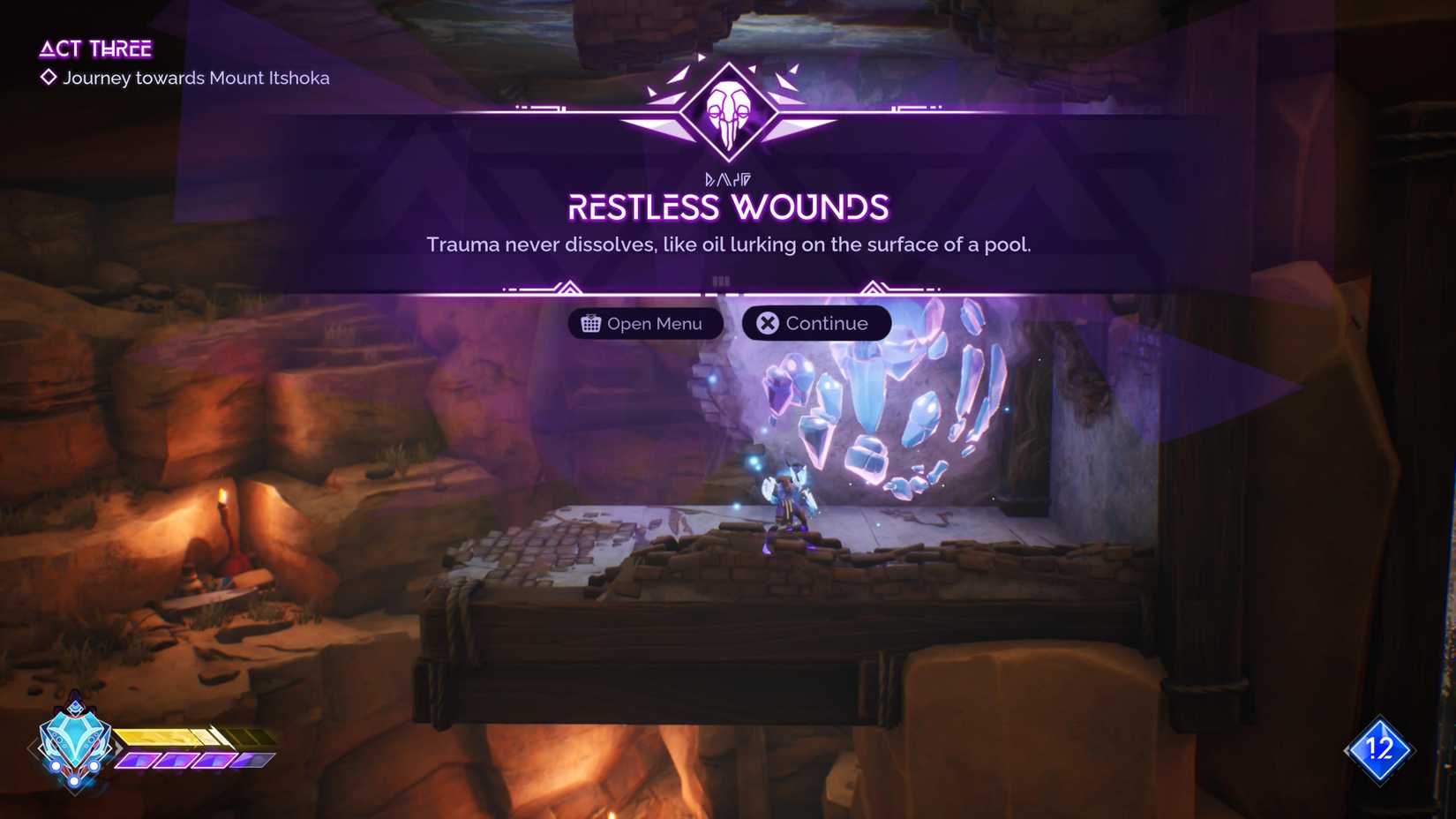 Restless Wounds Echo in Tales of Kenzera