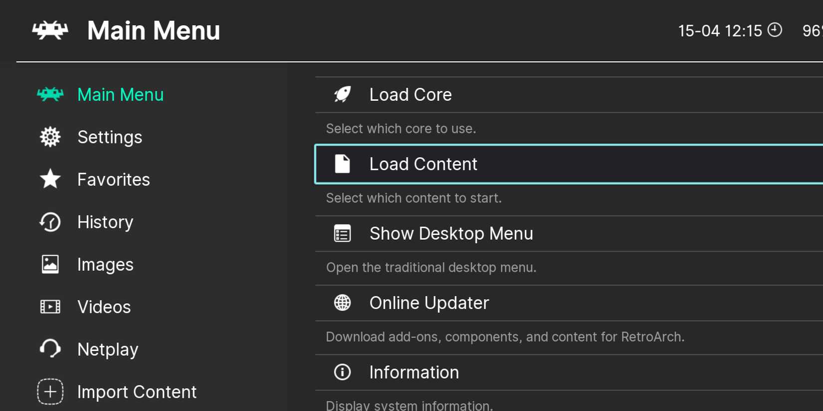 RetroArch on EmuDeck Steam Deck