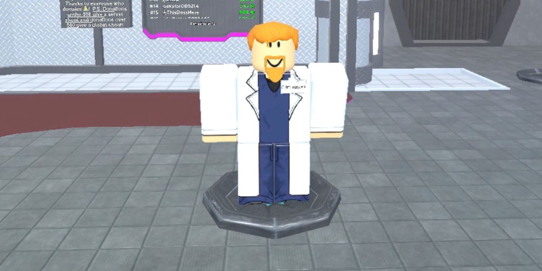 the experiment codes roblox