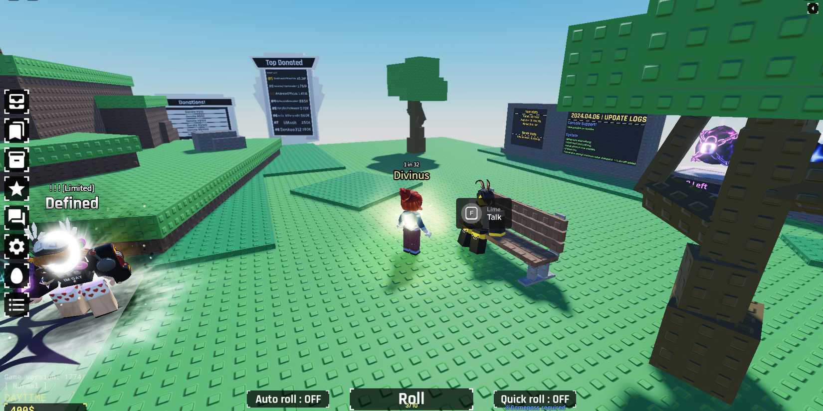 Image of Lime who gives the initial egg quest in Sol's RNG Roblox