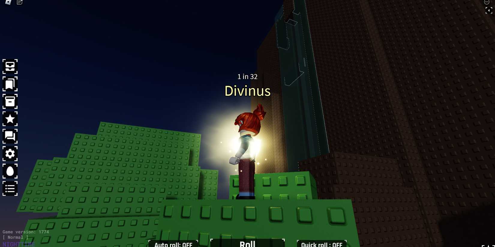 Image of the waterfall with a hidden cave in Sol's RNG Roblox