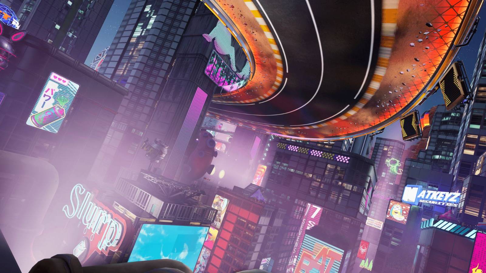 rocket racing neon rush tracks