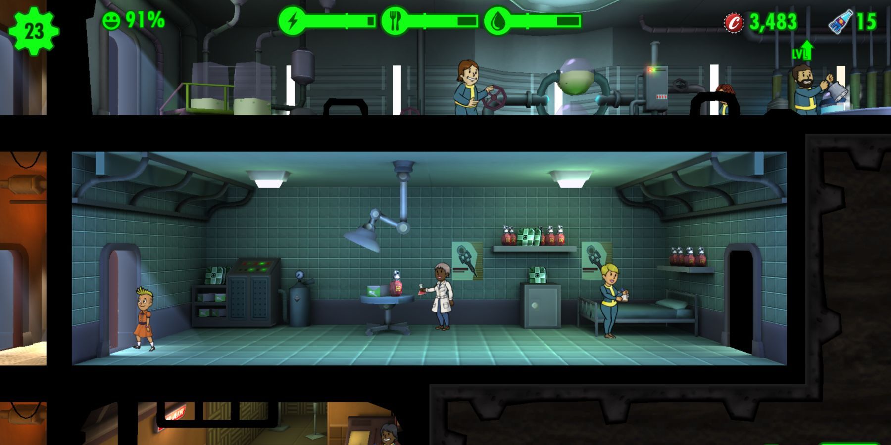 Room in Fallout Shelter