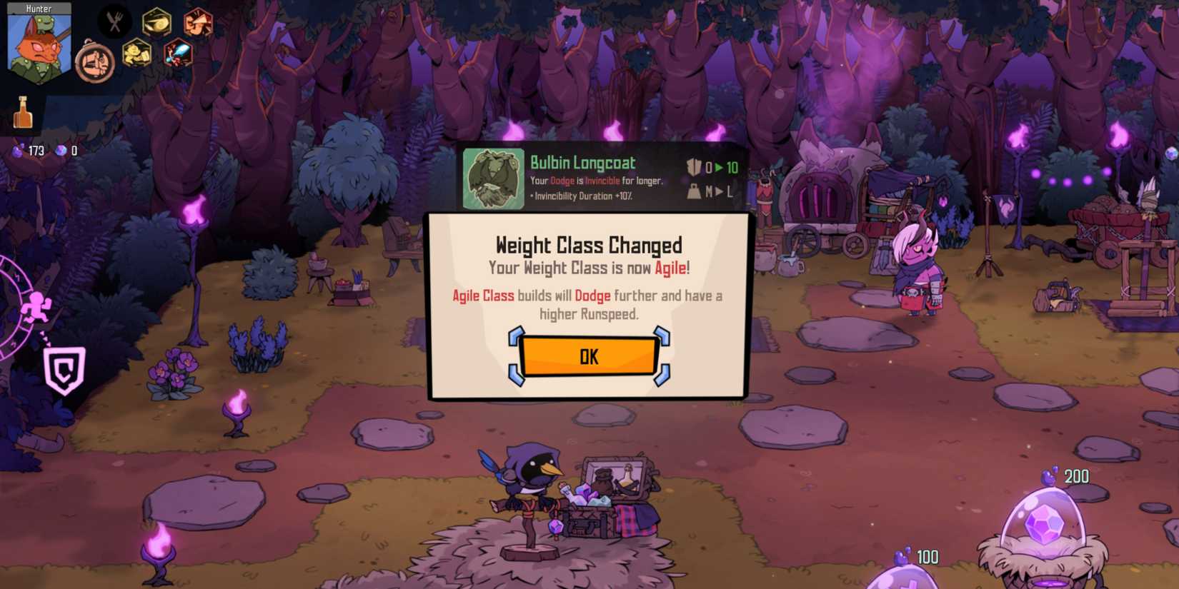 Rotwood Agile Weight Class