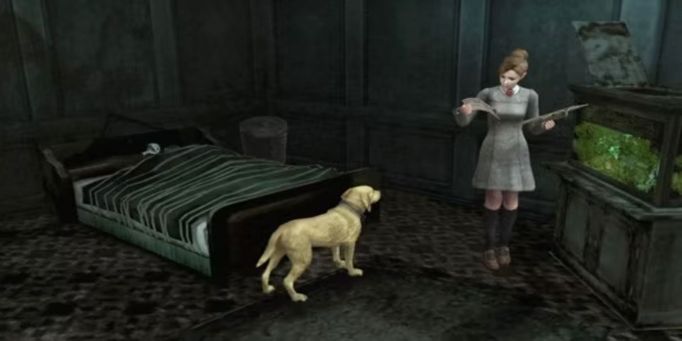 Jennifer and dog in Rule of Rose