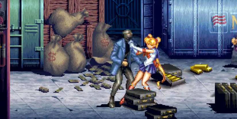 Sailor Moon Grappling Enemy