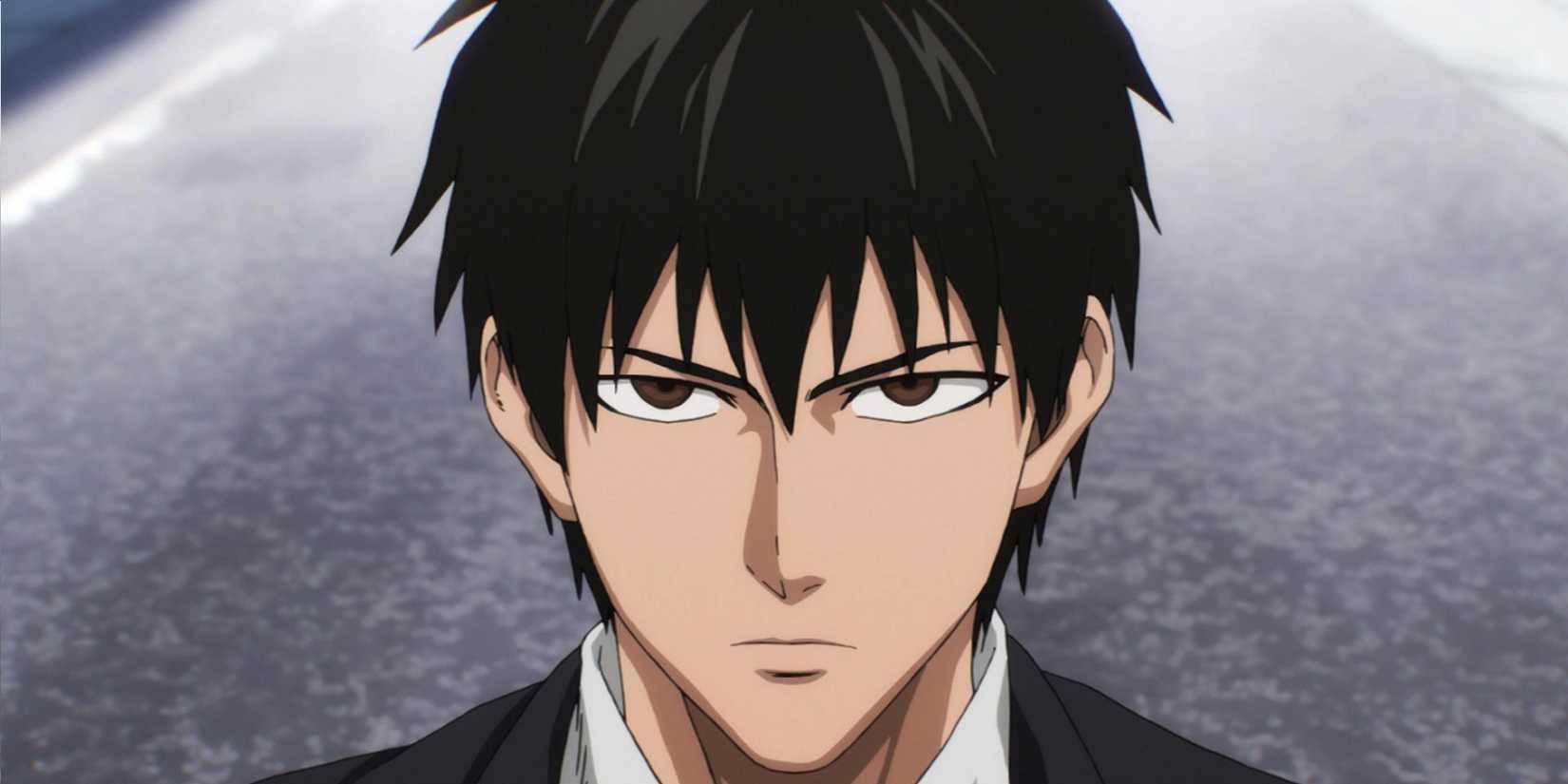 Saitama with hair in One Punch Man